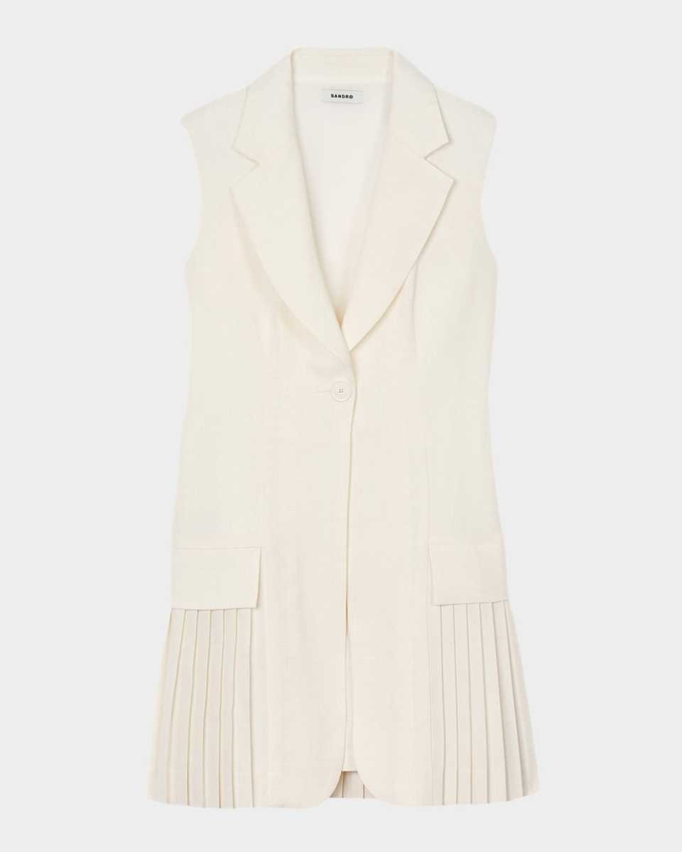 Carine Sleeveless Suit Jacket Dress